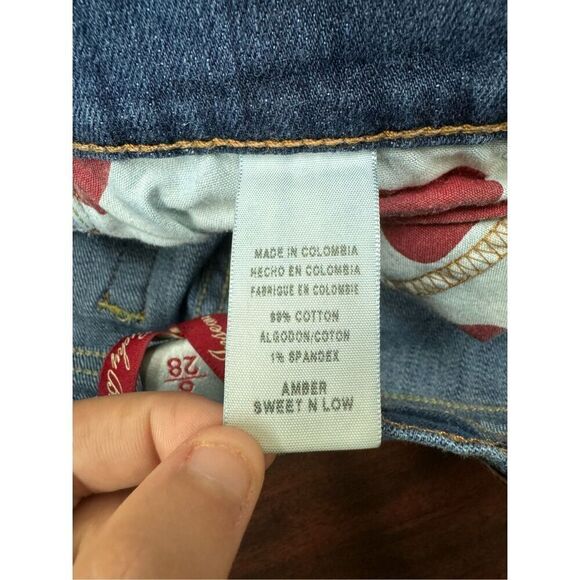 Lucky Brand Amber Sweet n Low Denim Jeans Size 6/28 - Picture 6 of 7